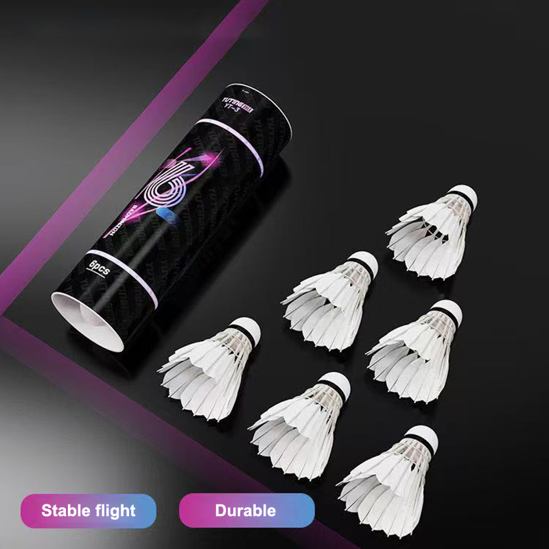 Feather Shuttlecock - 3/6 шт. воланов для бадминтона из