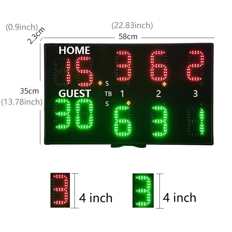 Портативное цифровое табло XCM – обзор и цена Scoreboard Digital
