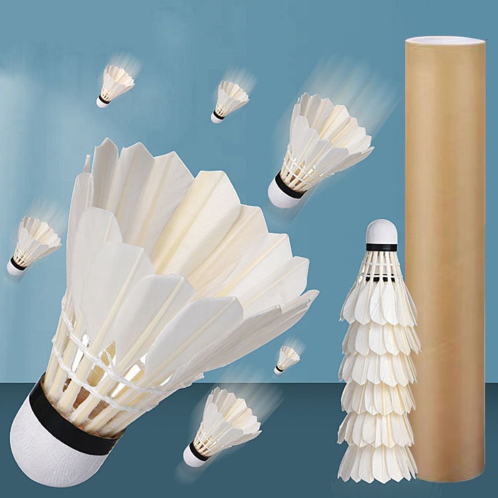 Новые белые воланы для бадминт – обзор и цена Feather Shuttlecock